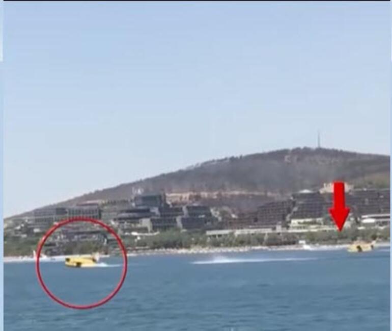Son dakika: Bodrumda su alan uçağı engelleyen jet-ski için harekete geçildi