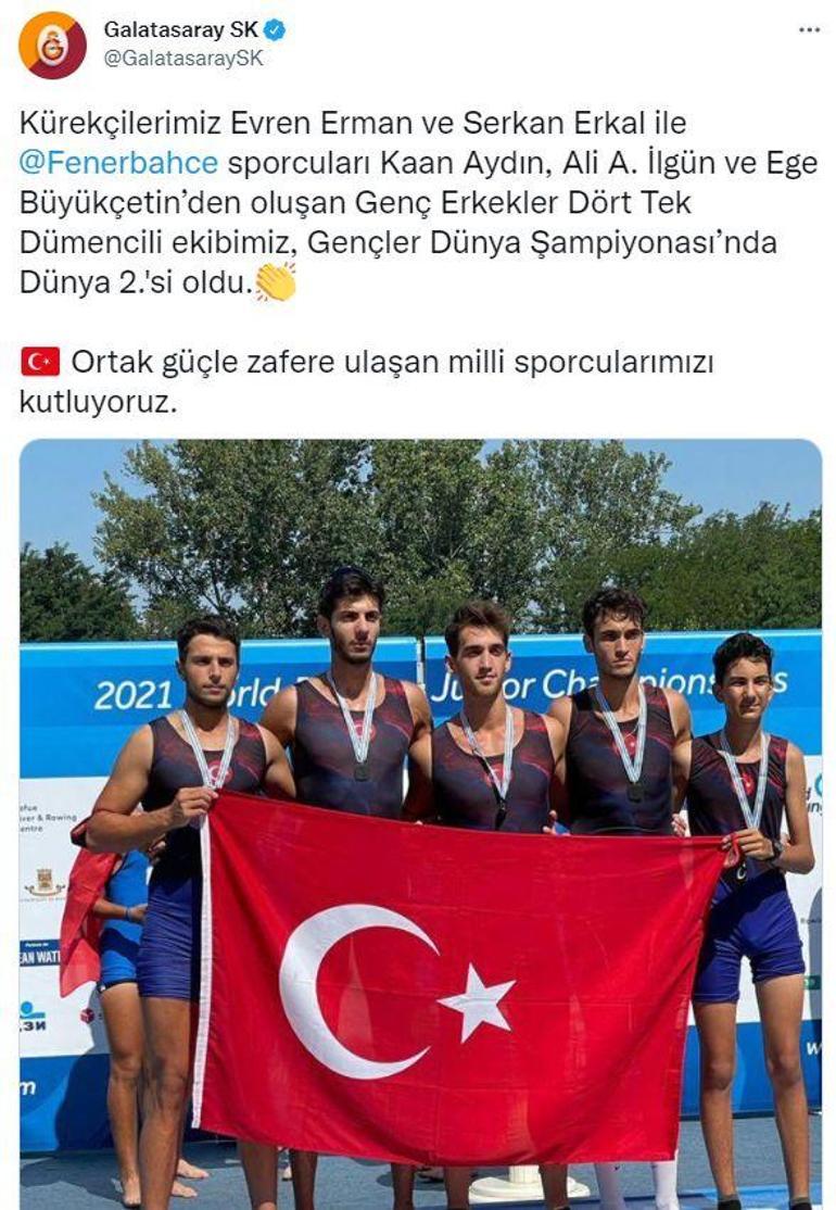 Genç milli kürekçiler, Dünya Şampiyonasında ikinci oldu