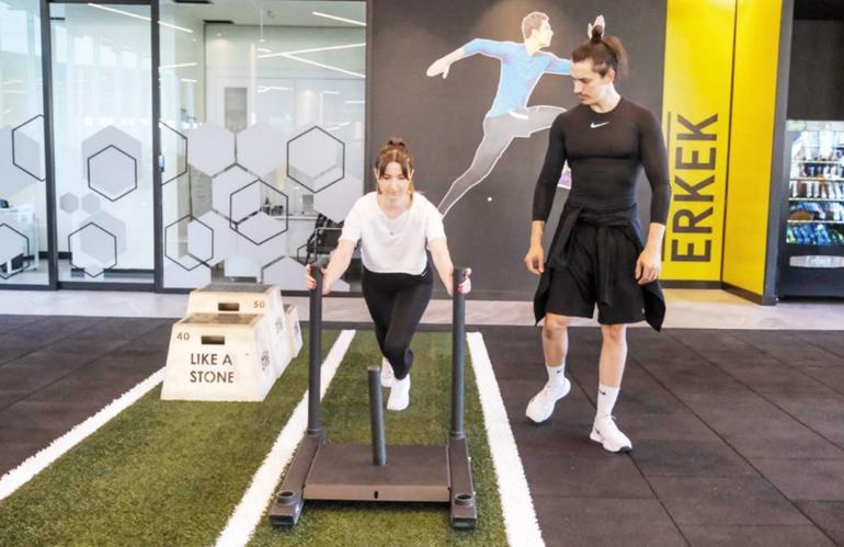 Spor hocasının ‘ağır’ mesaisi