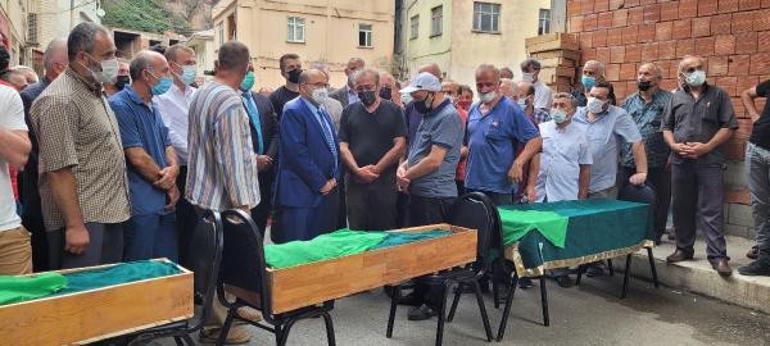 Babaları tarafından öldürülen 3 kız kardeş son yolculuklarına uğurlandı