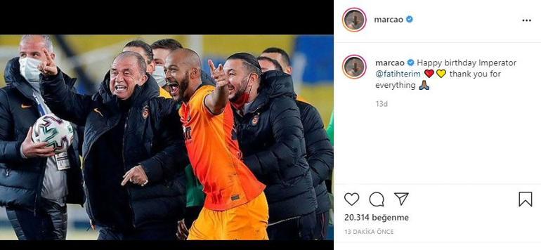 Henry Onyekuru, Fatih Terimin doğum gününü kutladı Canım hocam...