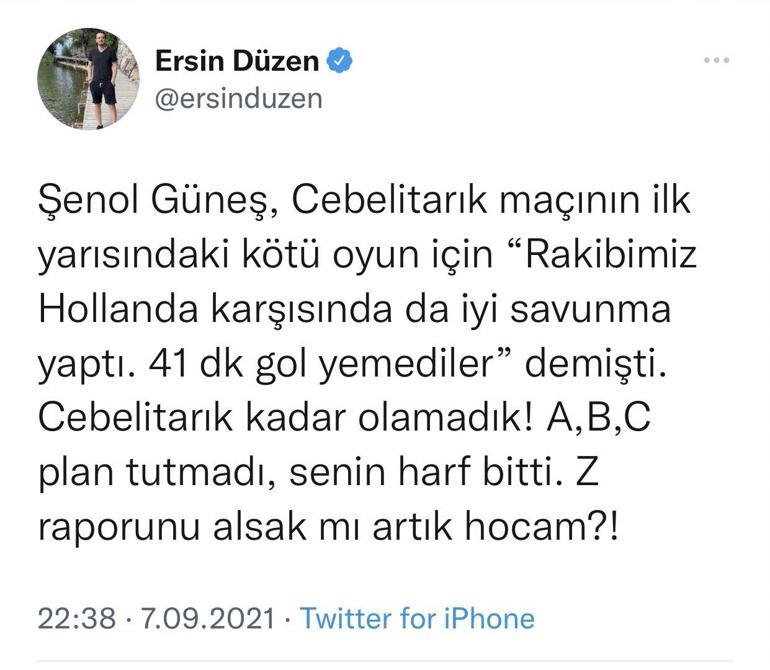 Son Dakika: TFF Basın Danışmanı Ersin Düzen görevinden istifa etti Hollanda maçı sonrası paylaşımı olay olmuştu...