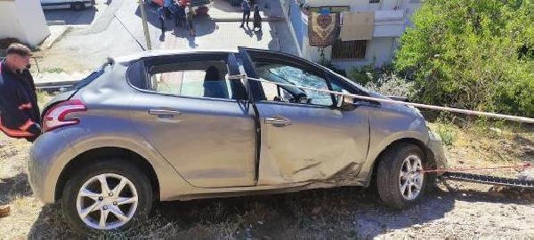 Otoparkta geri manevra yaparken 20 metreden yuvarlanan sürücü hayatını kaybetti