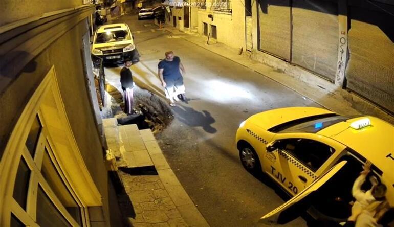 İstanbulun göbeğinde inanılmaz olay Boşanma aşamasındaki eşini taksiye bindirip kaçırdı