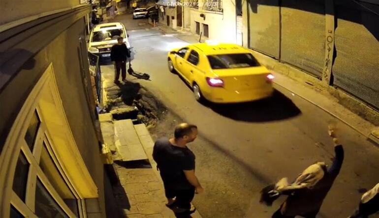 İstanbulun göbeğinde inanılmaz olay Boşanma aşamasındaki eşini taksiye bindirip kaçırdı
