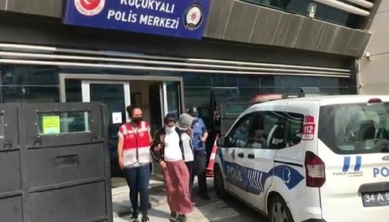 Hırsızlık şüphelisi kadınlar Maltepede yakalandı