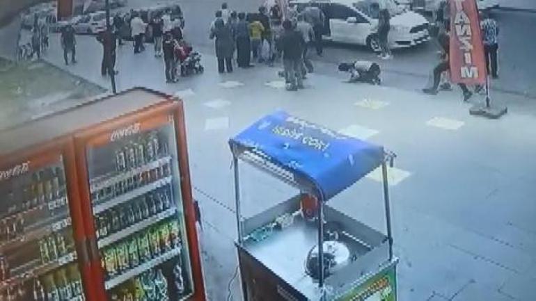 Esenyurtta 5 yaşındaki çocuk otomobilin altında kaldı Sürücüye linç girişimi