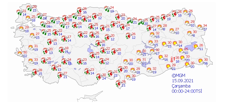 Son dakika... Meteorolojiden peş peşe 4 uyarı Çok sayıda il için sarı alarm