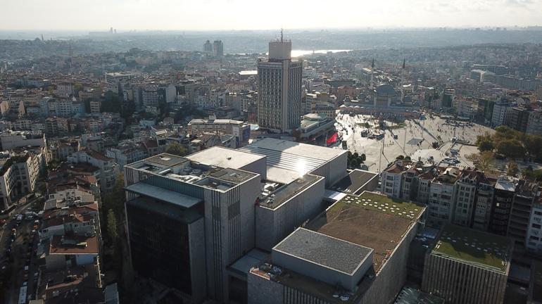 29 Ekimde açılacağı açıklanan AKMde son durum havadan görüntülendi