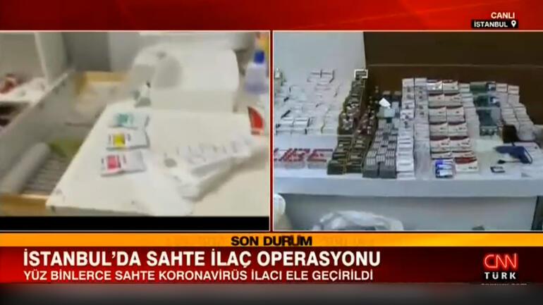 Son dakika... İstanbulda sahte koronavirüs ilaçları yakalandı Piyasa değeri dudak uçuklattı