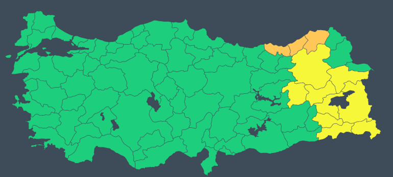 Son dakika... Meteorolojiden hava durumu raporu Hava bir anda buz kesmişti: Yarına dikkat