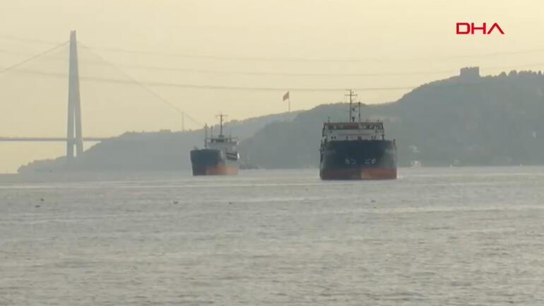 Son dakika... Yeniköyde Türk ve Rus bandıralı 2 gemi çarpıştı