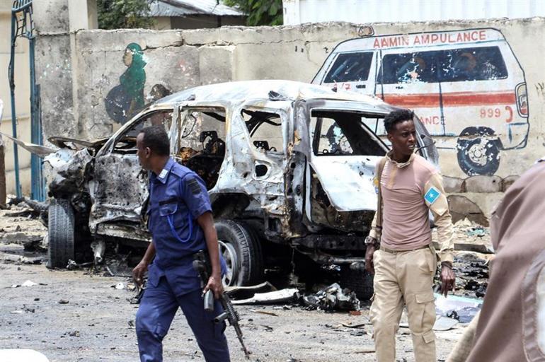 Son dakika: Somalide kanlı intihar saldırısı Yedi kişi hayatını kaybetti