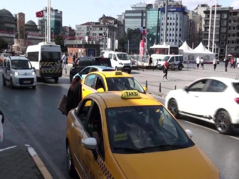 Son dakika... İstanbulda taksi denetimi Bu kez de uzun mesafe bahanesi
