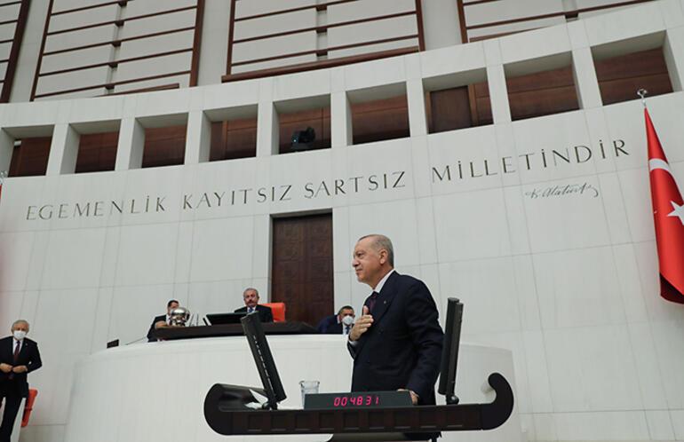Son dakika... TBMM’de yeni yasama yılı başladı... Cumhurbaşkanı Erdoğan: Meclisin ışıkları yanıyorsa bu ülkenin sırtı yere gelmez