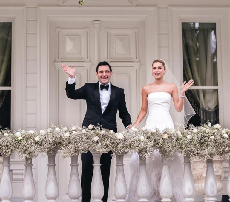Hacı Sabancı and Nazlı Kayı got married