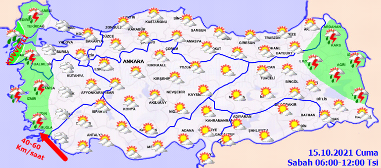 Bu illerde yaşayanlar dikkat Meteoroloji uyardı: Çok kuvvetli olacak