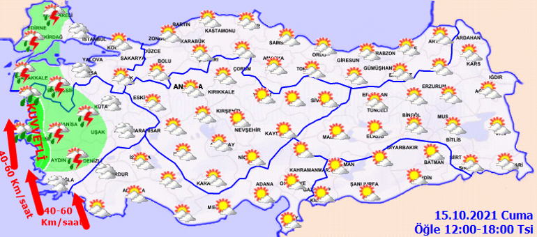 Bu illerde yaşayanlar dikkat Meteoroloji uyardı: Çok kuvvetli olacak