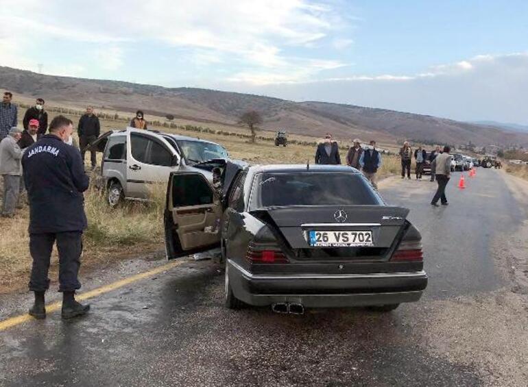 Eskişehirde feci kaza 1 kişi hayatını kaybetti