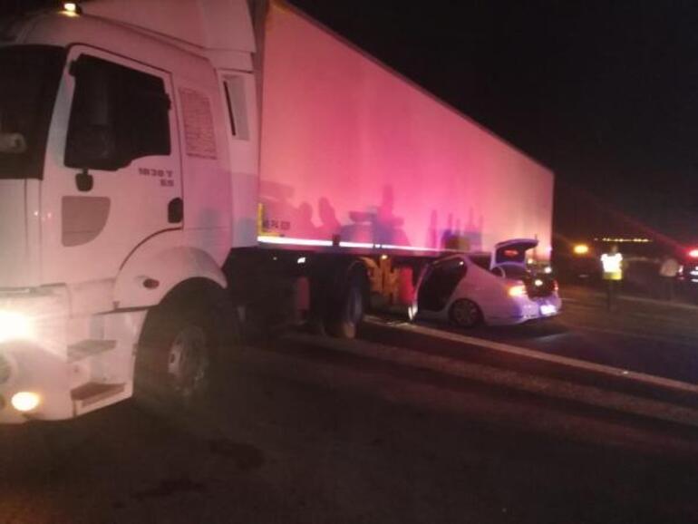 Retired police chief and his son were killed when a truck collided with a truck in Eskisehir