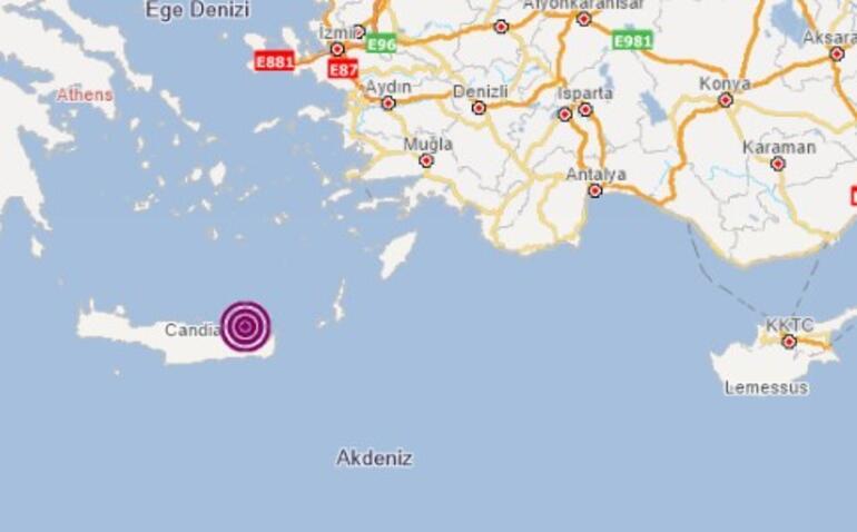 Son dakika: Ege Denizinde korkutan deprem
