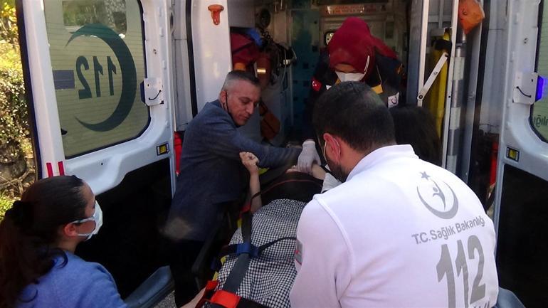 Zonguldakta feci kaza Eşinin elini bir an olsun bırakmadı