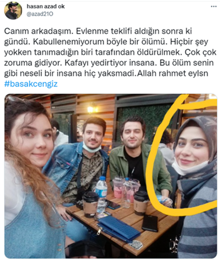 Türkiye Başak Cengize ağlıyor Arkadaşının paylaşımı yürekleri dağladı