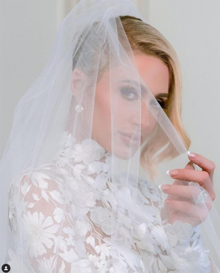 Paris Hilton, dördüncü nişanlısıyla muradına erdi: Düğünden ilk fotoğraf