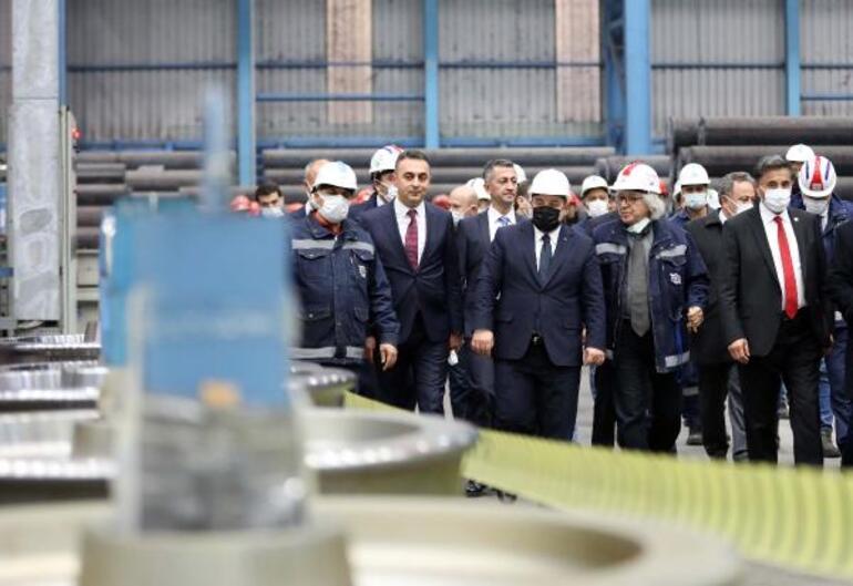 Visit from Minister Varank to Turkey's first heavy industry factory