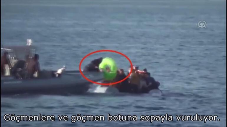 Yunanistandan Ege Denizinde insanlık dışı uygulama Görüntüler isyan ettirdi
