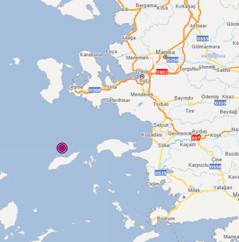 Son dakika... Ege Denizinde İzmir açıklarında 5.1 büyüklüğünde deprem AFADdan ilk açıklama...