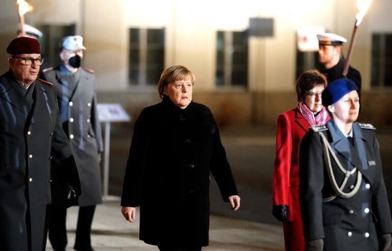 German army farewell ceremony for Merkel