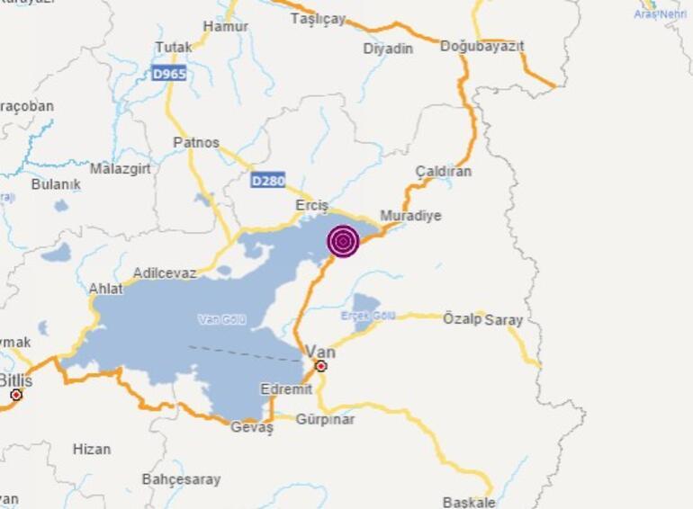 Son dakika deprem haberi: Vanda korkutan deprem Ağrı, Bitlis ve birçok ilde hissedildi