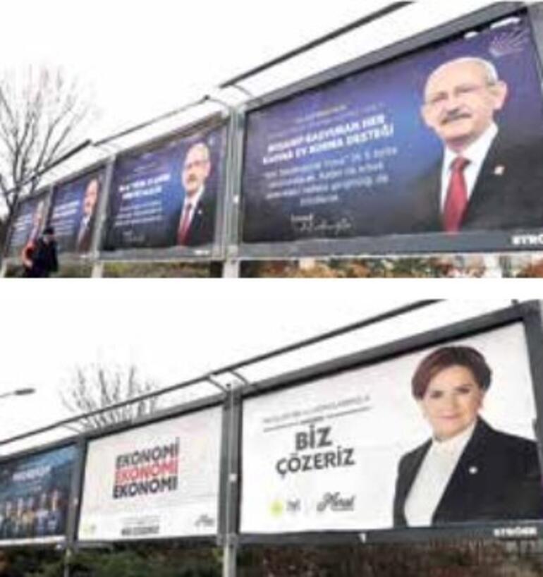 Akşener ile Kılıçdaroğlu’nun billboard rekabeti