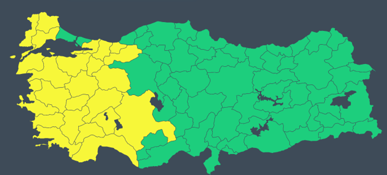 Son dakika... Meteorolojiden 25 kente sarı uyarı Dikkat: Kuvvetli olacak