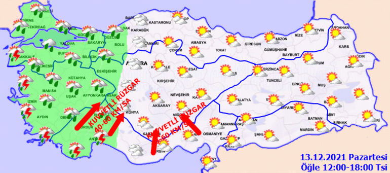 En el último minuto ... el Dr. Orhan Şen dio una cita en vivo: La nieve llega a Mármara