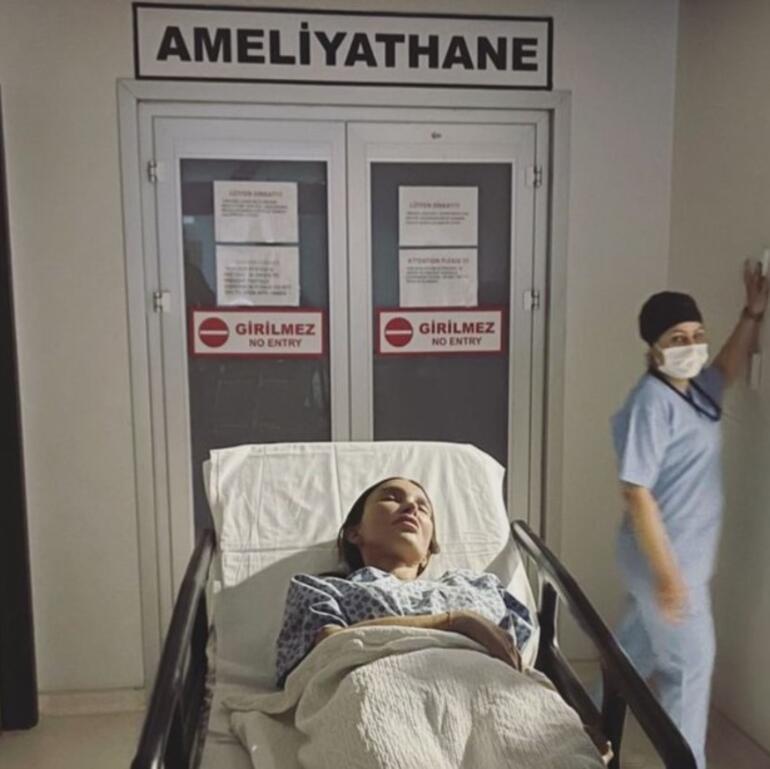 Seren Serengil ameliyata alındı Hastaneden ilk fotoğraf...