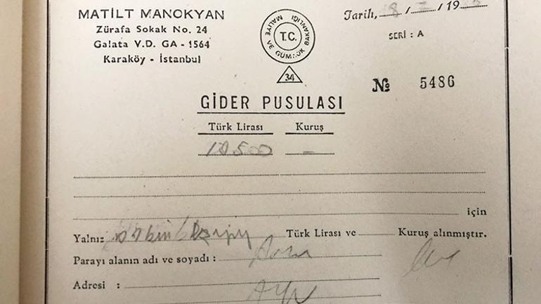 Matild Manukyanın arşivi çöpe gitti