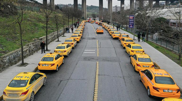 İstanbulda taksimetre güncelleme kuyruğu 7 kilometreye ulaştı