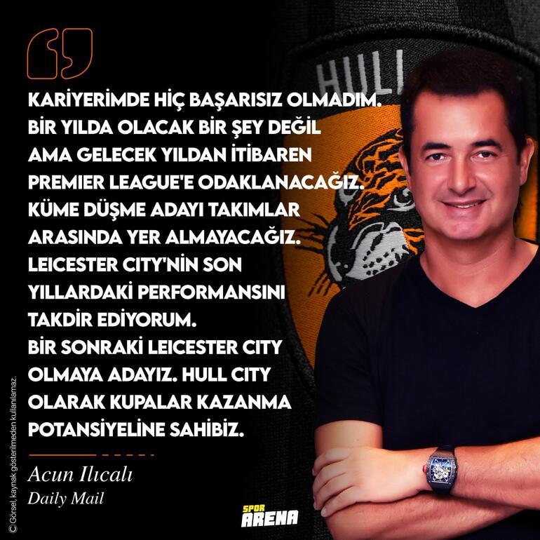 First interview with Acun Ilıcalı, who bought Hull City.  Our goal is to be like Premier League, Leicester ...