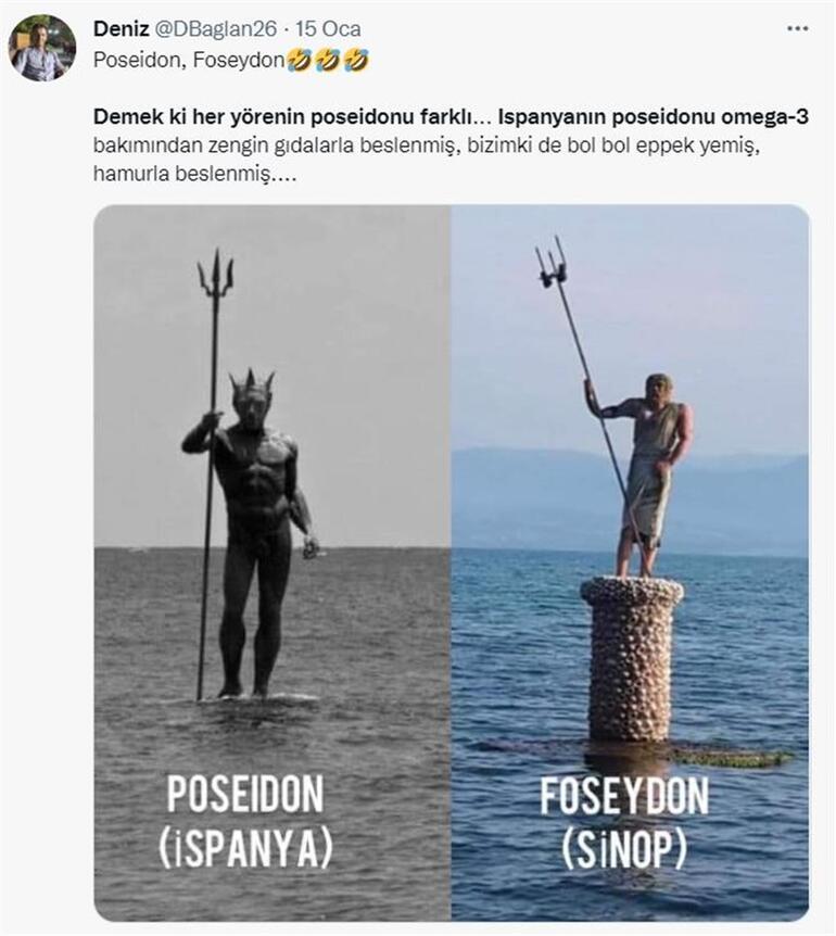 Έγινε η ατζέντα στα κοινωνικά δίκτυα: το άγαλμα του Ποσειδώνα της Σινώπης