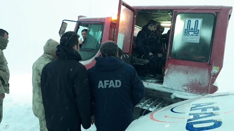 Son dakika... Erzurum’da çığ düştü, 2 kişiden acı haber geldi