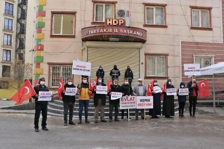 Evlat nöbetinde aile sayısı 258 oldu