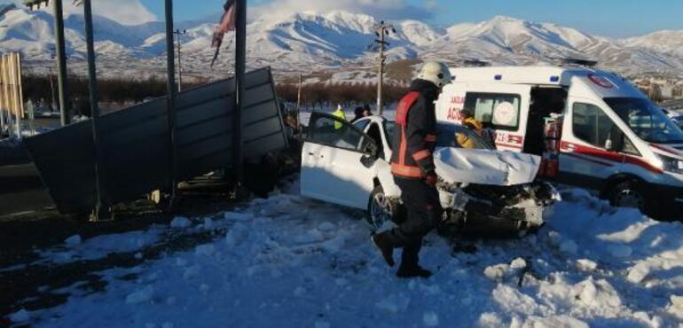 Malatyada feci kaza 4 kişi yaralandı