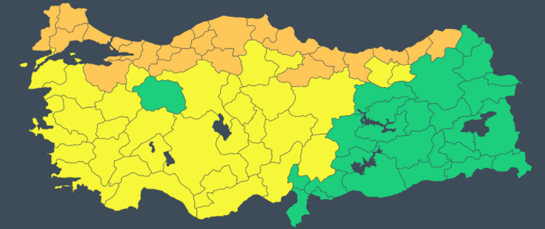 Son dakika... Meteorolojiden son hava durumu raporu İstanbul, Ankara, İzmir ve Antalya dahil 55 kentte alarm