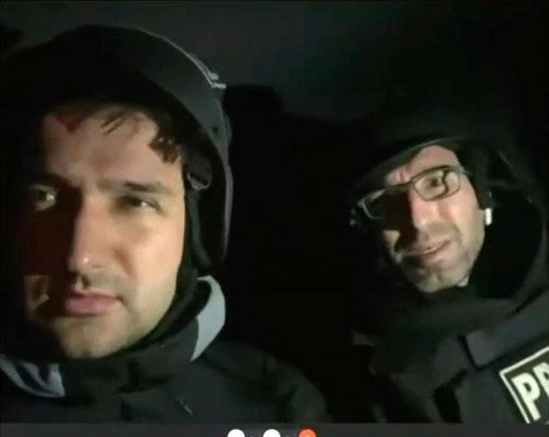 Son dakika haberi: CNN TÜRK ekibine Kiev yakınlarında ateş açıldı Saldırı anını canlı yayında anlattılar...