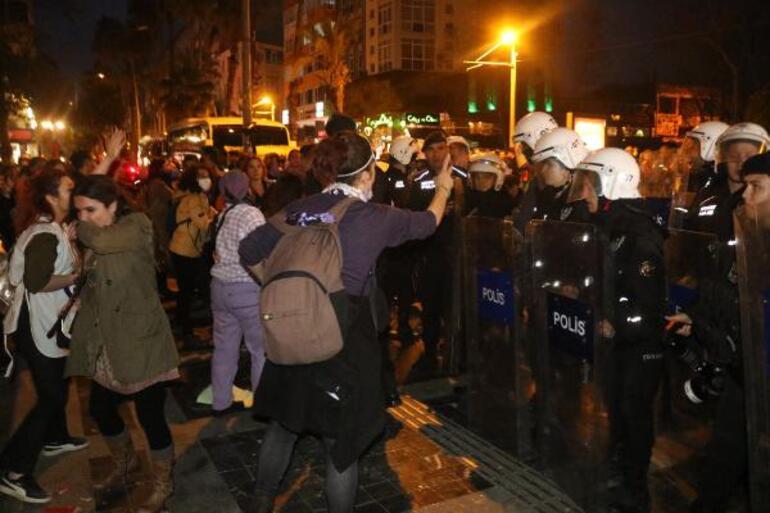 Feminist Gece Yürüyüşünde polis merkezine götürülen 30 kadın serbest