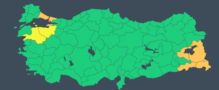 Last minute... Snow alarm in Istanbul Heavy rain entered from the north Vision snowfall fell