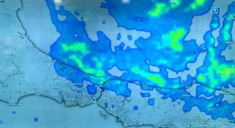 Last minute... Snow alarm in Istanbul Heavy rain entered from the north Vision snowfall fell