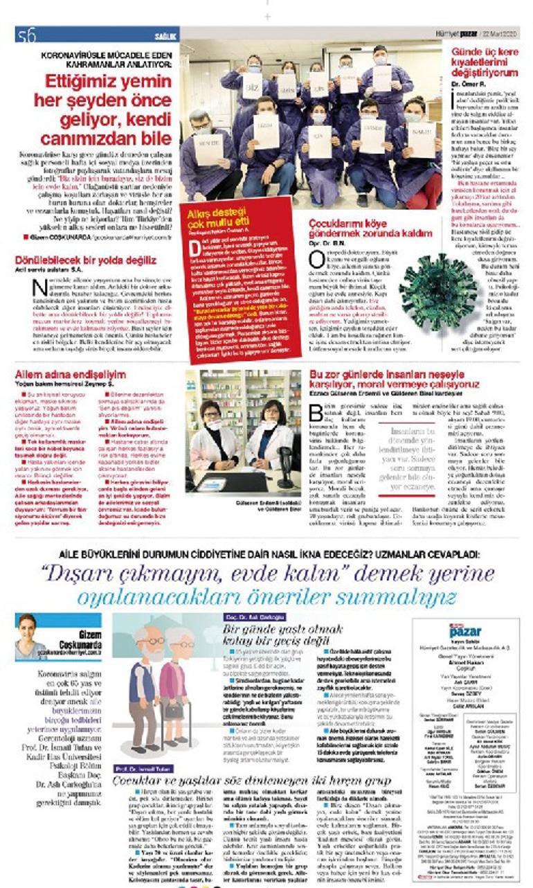 Karantina günlerinin savaşçıları